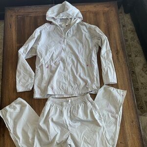 Nike Track Suit hooded lined paint splash